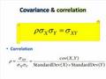 Correlation & Covariance(1 month ago)