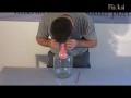 A balloon in a bottle - physics experiment