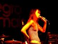 Brittney woohing at Juliette and the Licks concert