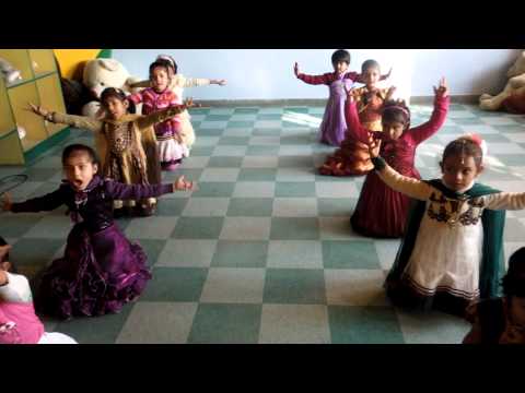 Annual Day Welcome Dance Class K G Rosary School Delhi Image