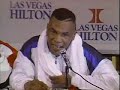 mike tyson vs  frank bruno post fight presser