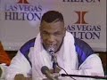 Mike Tyson vs. Frank Bruno post fight presser