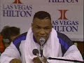 mike tyson vs  frank bruno post fight presser