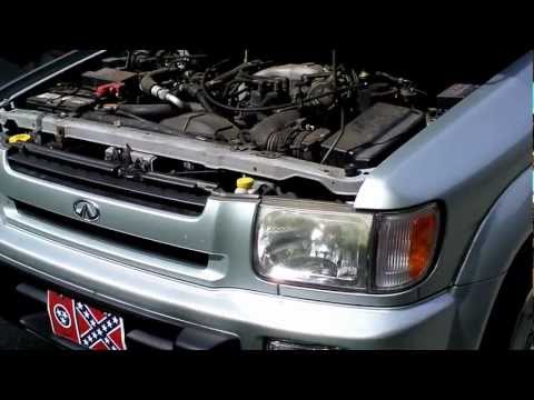 how to remove alternator infiniti qx4