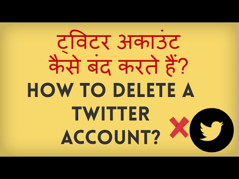 how to delete twitter account