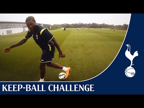 Eric Dier & Emmanuel Adebayor: Keep-ball Challenge