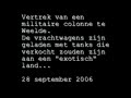 Vertrek militaire colonne te Weelde (EBWE)