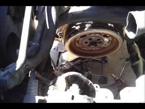 How to Remove and replace transmission DSG DFM dual mass flywheel remove and replace R & R TDI vw