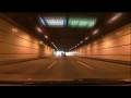 (HD) Morning drive in Tokyo 03 -早朝の首都高湾岸線（東行き編）-