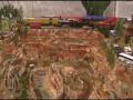 steam train wreck,double decker bus tumbles into a canyon steam train wreck,double decker bus tumbles into a canyon