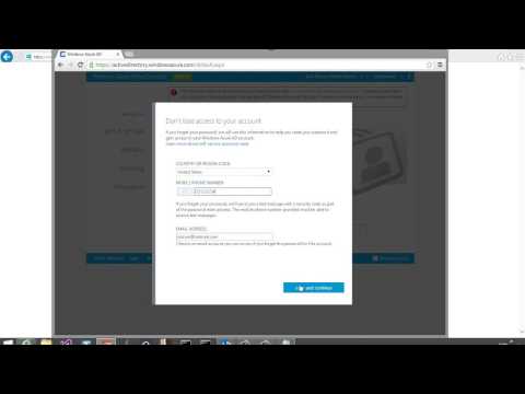 Windows Azure, Module 3, Windows Azure Active Directory