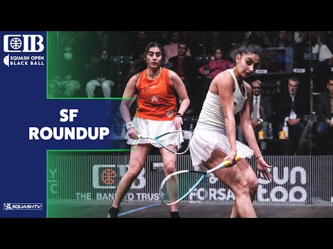 CIB Black Ball Women's Squash Open 2022 - Semi Final Roundup