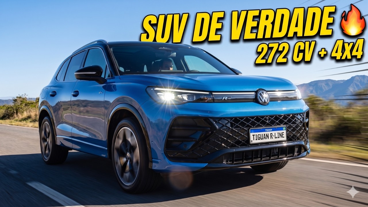 NOVO Volkswagen Tiguan 272 cv: O SUV ALEMÃO que os HÍBRIDOS NÃO CONSEGUEM COPIAR