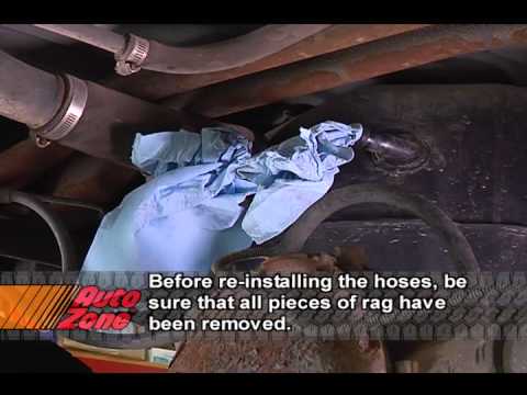 how to drain a ford escort fuel tank