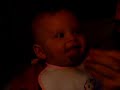 Benjamin Lee Iddings at six months Having Supper