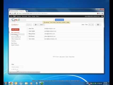 how to create group in gmail