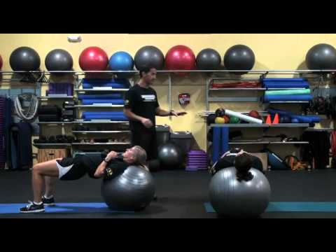 Stability Ball Pec Fly