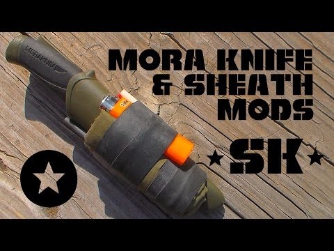 how to attach knife sheath to molle