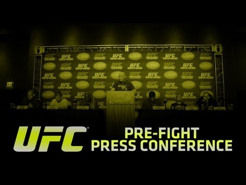 pre - Watch the UFC 158 pre-fight press conference live on Thursday, March 14th at 1pm ET/10am PT.