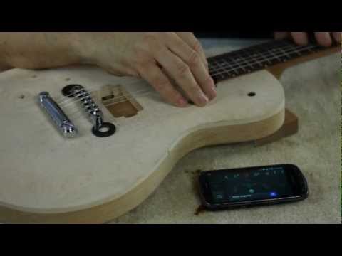 how to locate guitar bridge