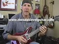 Guitar Lesson on fretboard tapping tap along scales