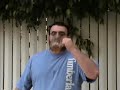 eyal drinking beer, puking beer