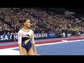 www.UniversalSports.com 2011, St. Paul, Minnesota, USA, US Women's National Gymnastics Championship, on day one, Sacramone performs on the Floor, unfortunately things still don't go as planned, scoring a 13.200. (Watch the full event at UniversalSports.com)