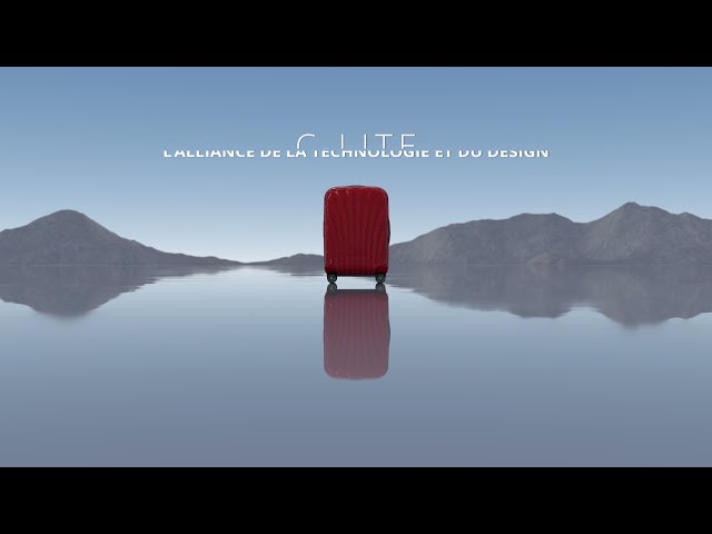 C-Lite Valise à 4 roues extensible 55cm video 2