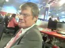 97.1 fm talk's jamie allman spies morton kondracke watching cnn at the rnc in st. paul, minnesota.