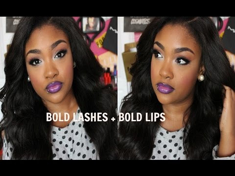 how to do purple ombre lips