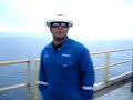 First day offshore