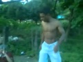 Video: Woman Knocks Out Man With Huge Stick