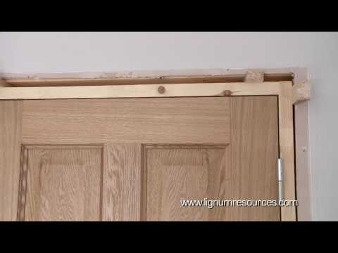 how to install a new door