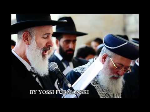 Prayer for rain, at the Western Wall