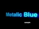 Text effects (metalic blue)
