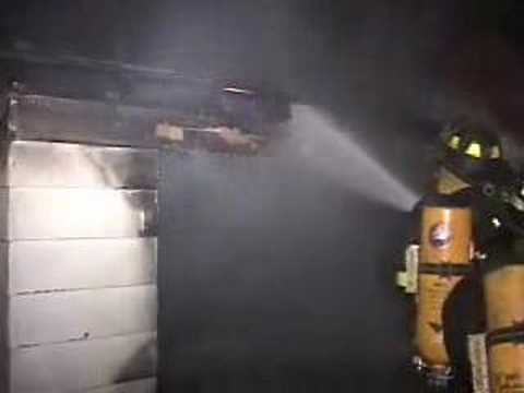 Working Garage Fire In South Holland.