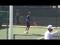 2010-05-09 | Juan Carlos Ferrero training ~> Warming up at the BNP PARIBAS OPEN ()