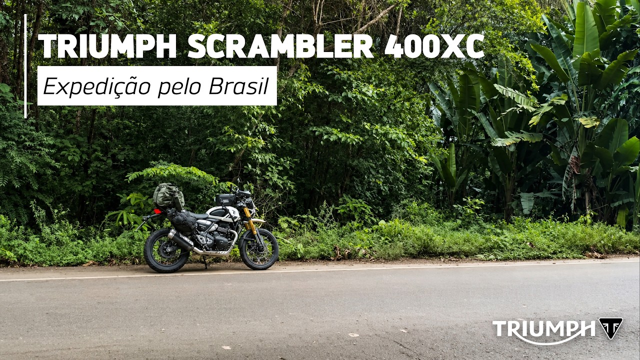 Celina Martins atravessa região Norte com a nova Scrambler 400 XC