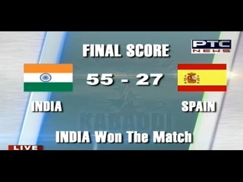 India vs Spain | Men's | Day 3 | Pearls 4th World Cup Kabaddi Punjab 2013