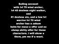 Selling maplestory account