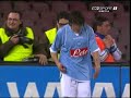 ancora una vittoria in notturna. bruttissimo primo tempo degli azzurri dove � il palermo a tenere il pallino del gioco e a farsi maggiormente pericoloso. nella ripresa reja sistema l'assetto tattico in campo e la musica cambia, � il napoli che fa la partita.
quando pare ormai maturato un pareggio tutto sommato giusto, al 92� una giocata gianello - pampa - lavezzi - hamsik regala i tre punti al napoli.
intro di caressa, le azioni, il gol e le parole a caldo di marek hamsik.
il saluto del san paolo al tifoso del parma matteo bagnaresi.

images from sky sport

soundtrack: hector zazou (feat. suzanne vega and john cale), 