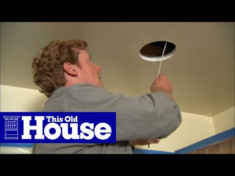 how to fit recessed ceiling lights