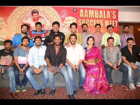 Aambala Success Meet | Vishal | Sundar C - BW