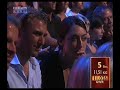 tom breaking his own guinness world record in germany 2006. he lifted eleven and a half kilos hanging on a butcher's hook pushed through his tongue. not for the faint-hearted.