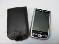 PDair Leather Case for Dell Axim X50 -Flip Type (Black)