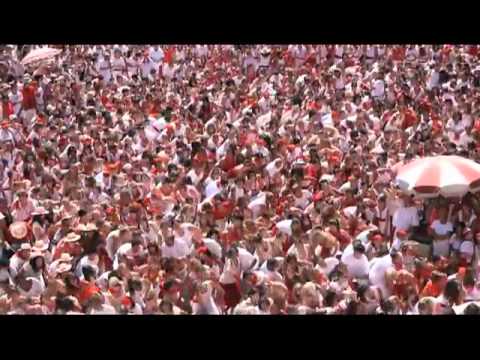 Grosser Flashmob Dance in Bayonne in Frankreich Grosser Flashmob Dance in Bayonne in Frankreich