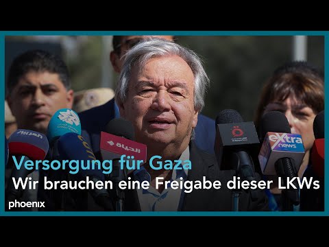 UNO: Rede von Generalsekretär António Guterres in Ägy ...