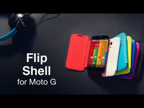 how to fit moto g flip cover