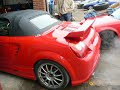 Mr2 Roadster V6 being backed out of garage