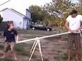 Kid Gets Catapulted 10ft!!!!!